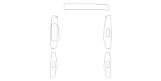 Комплект викрійок для салону LEXUS IS 300 2017  /assets/images/items/5468/0412692001655992989.png