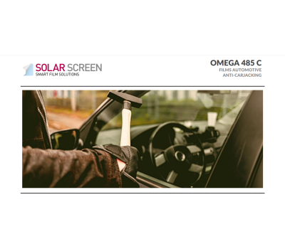 Антивандальна тонувальна плівка Solar Screen OMEGA 485 C 1.52 m