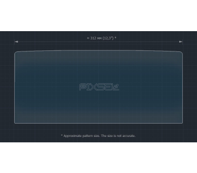 Захисне скло Pixsel на монітор SKODA OCTAVIA - 13.4“ 2020 - 2023 (гібридне мат)