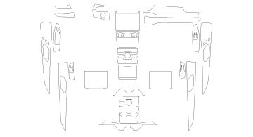 Комплект викрійок для салону JEEP GRAND CHEROKEE 2024 -