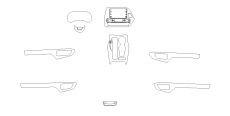 Комплект выкроек для салона TOYOTA HIGHLANDER 2021  /assets/images/items/5518/0600450001656687767.png