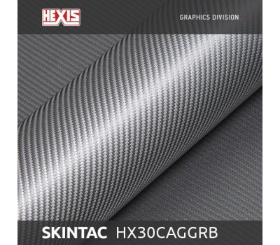 Hexis HX30CAGGRB Skintac Graphite Grey Carbon Gloss 1.524 m  