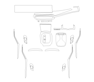 Комплект викрійок для салону BMW i3 2023 -