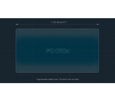 Захисне скло Pixsel для заднього планшета ZEEKR 7X 7.3“ 2024 - (гібридне глянець)