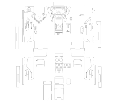 Викрійка для салону ROLLS-ROYCE CULLINAN 2023