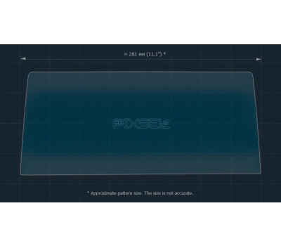 Захисне скло Pixsel на монітор MG 3 12.1“ 2024 - (гібридне глянець)