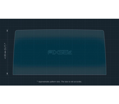 Защитное стекло Pixsel на монитор VOLKSWAGEN ID. BUZZ 11.7“ 2022 - (гибридное глянец)