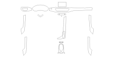 Выкройка для салона AUDI A4 2018  /assets/images/items/4617/0404519001616507506.jpg