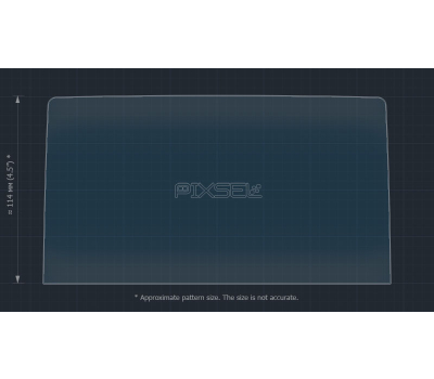 Защитное стекло Pixsel на монитор HONDA CIVIC - 9.4“ 2015 - 2020 (гибридное мат)