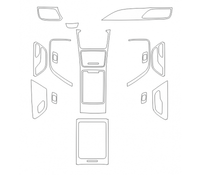 Комплект викрійок для салону LINCOLN CONTINENTAL 2017-2018