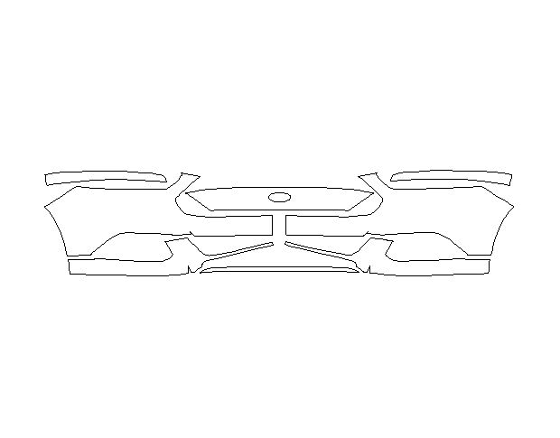 Ford Fusion 2016 Седан Передний бампер LLumar