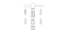 Комплект выкроек для салона FORD EDGE ST-LINE 2020  /assets/images/items/5972/0176940001675438718.png