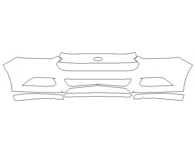 Ford Mondeo 2015 Седан Передній бампер Hexis
