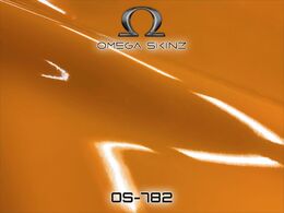 Omega Skinz OS-782 Driven Orange - Темно-оранжевая глянцевая пленка 1.524 m