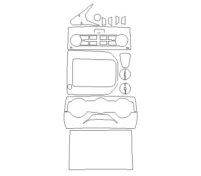 Комплект викрійок для салону SUBARU FORESTER 2019