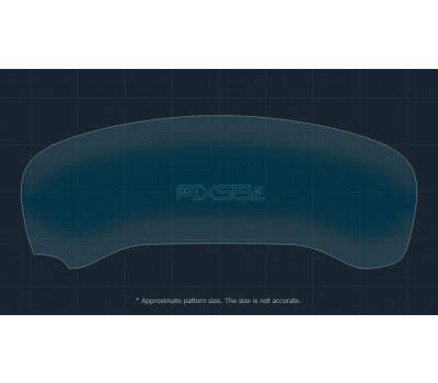 Защитное стекло Pixsel на приборную панель BMW 5 / M5 14.3“ 2017 - 2020 (G30, G31, G38, F90) (гибридное мат)
