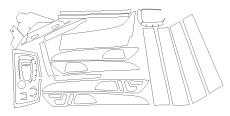Викрійка для салону MERCEDES-BENZ GLE 2016  /assets/images/items/4716/0091698001655824420.png