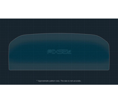 Захисне скло Pixsel на панель приладів NISSAN QASHQAI 12.1“ 2024 - (гібридне глянець)