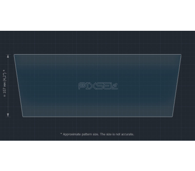 Защитное стекло Pixsel на монитор DS 7 - 12.1“ 2018 - (гибридное глянец)