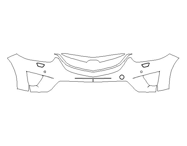 Mazda CX-5 GT 2012 Позашляховик Передній бампер LEGEND
