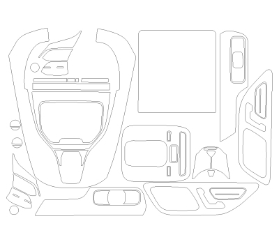 Викрійка для салону MERCEDES-BENZ AMG GT 2025 -