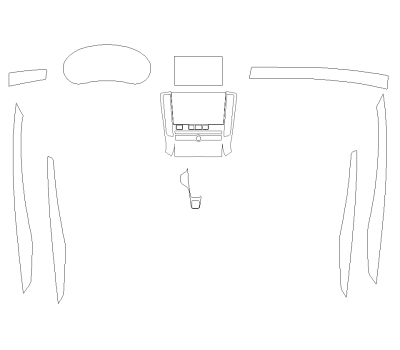 Выкройка для салона INFINITI QX50 2023