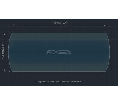 Защитное стекло Pixsel на монитор MINI COOPER - 8.7“ 2014 - 2019 (гибридное глянец)