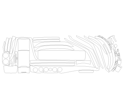 Комплект викрійок для салону MERCEDES-BENZ MAYBACH WITH 4 SEATS 2018