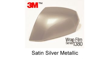 3M 1380 S130 Satin Silver Metallic 1.524 m