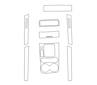 Комплект викрійок для салону VOLKSWAGEN TOUAREG 2011-2018