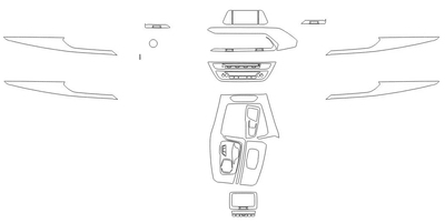 Викрійка для салону BMW X3 2018