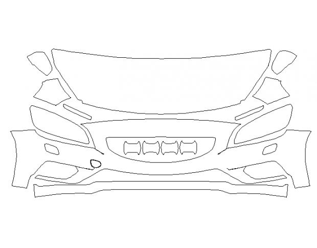 Volvo V60 R-Design 2014 Седан Стандартний набір частково Hexis