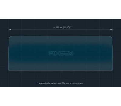 Защитное стекло Pixsel на монитор MAZDA CX-80 14.9“ 2024 - (гибридное глянец)