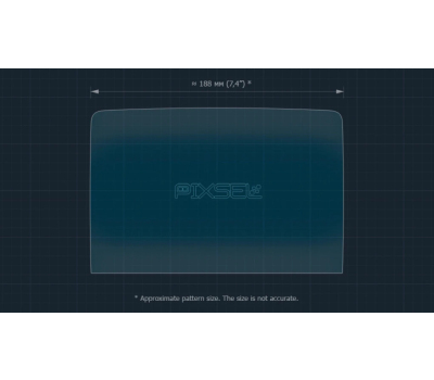 Защитное стекло Pixsel для заднего климат-контроля DENZA D9 8.8“ 2022 - (гибридное глянец)