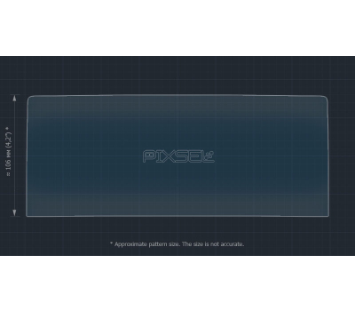 Захисне скло Pixsel на монітор LEXUS NX - 11.3“ 2018 - 2021 (гібридне мат)