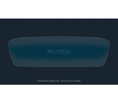 Защитное стекло Pixsel на приборную панель PEUGEOT 2008 - 9.7“ 2024 - (гибридное глянец)