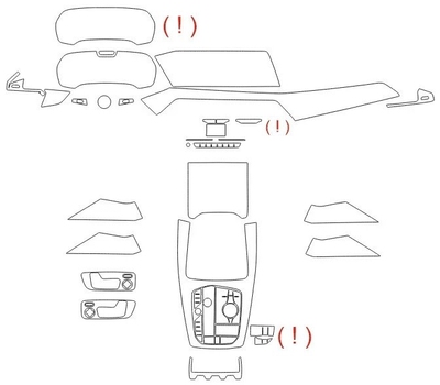 Викрійка для салону BMW X5 M-SPORT 2018