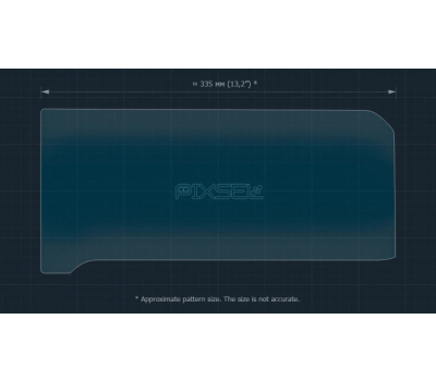 Захисне скло Pixsel на монітор TOYOTA PRADO 14.5“ 2024 - (гібридне мат)