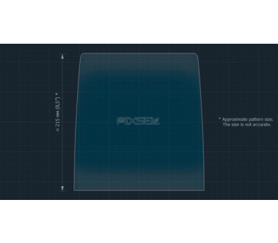 Защитное стекло Pixsel на монитор RENAULT CAPTUR 11.6“ 2024 - (гибридное мат)