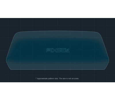 Захисне скло Pixsel на панель приладів CHEVROLET BLAZER 15“ 2023 - (гібридне глянець)