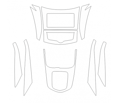 Комплект викрійок для салону NISSAN TERRA 2018