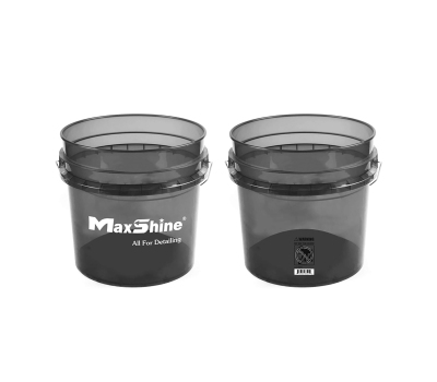 MaxShine Detailing Bucket Grey - Ведро для мойки и полировки, без крышки, 13 L