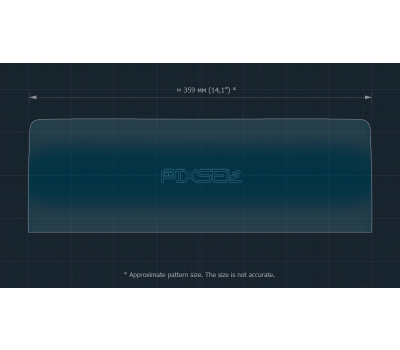 Захисне скло Pixsel на монітор MAZDA CX-60 - 14.9“ 2022 - (гібридне мат)