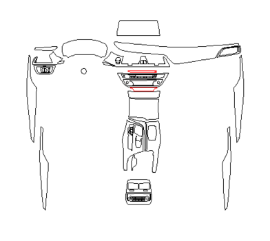 Викрійка для салону BMW 6 GT 2019