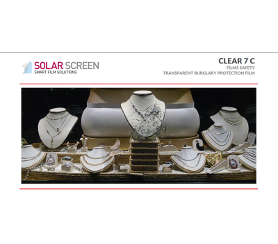 Solar Screen Clear 7 C 1.82 m 