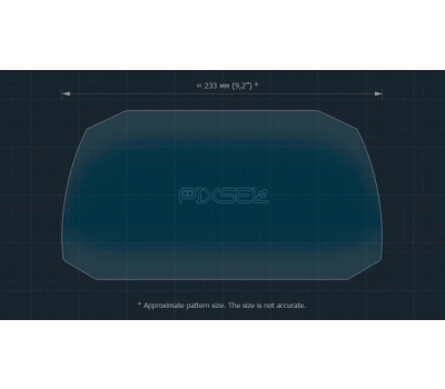 Захисне скло Pixsel на монітор AIM MXG 1.3 7“ (гібридне глянець)