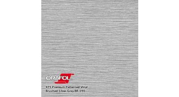 Oracal 975 Brushed Premium Structure Cast Silver Gray 1.524 m