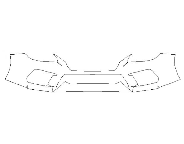 Subaru WRX STI 2018 Седан Передній бампер LEGEND