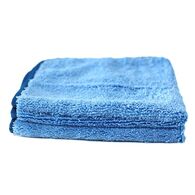 MaxShine Microfiber Interior Towel - Микрофибровое полотенце с оверлоком голубое 40 х 60 cm