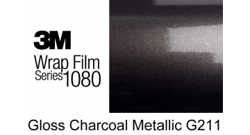 3M 1080 G 211 Gloss Сharcoal Metallic 1.524 m
